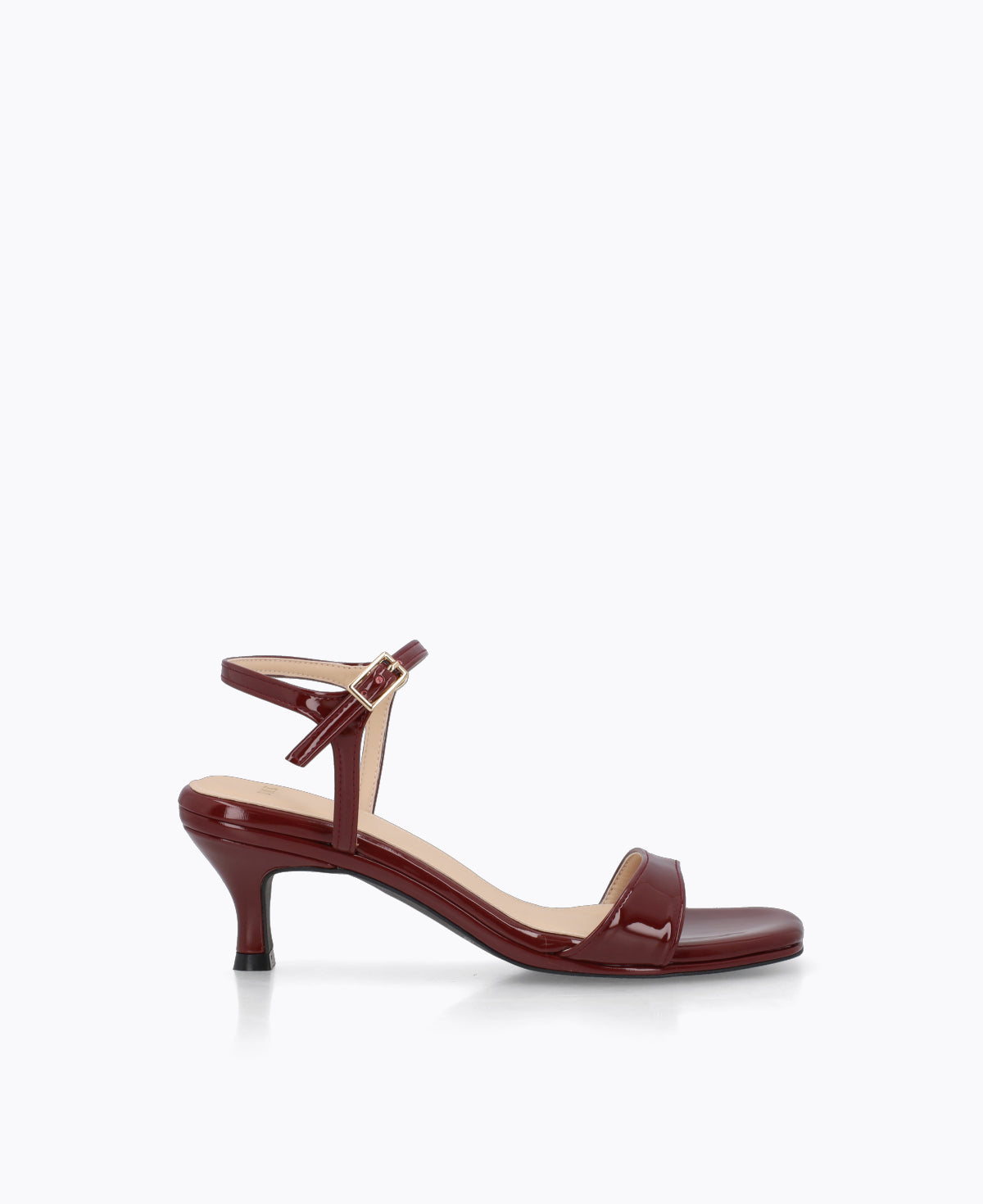 Sienna Heel Sandals - Maroon