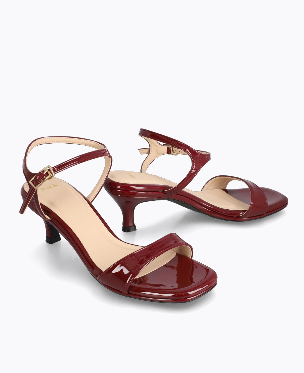 Sienna Heel Sandals - Maroon