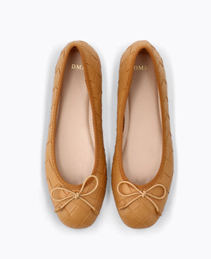 Simone Ballerina Flats - Almond