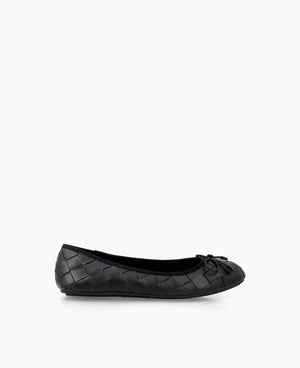 Simone Ballerina Flats - Black