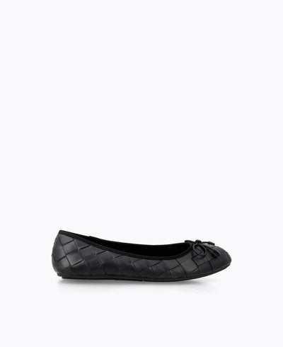 Simone Ballerina Flats - Black