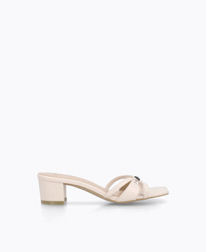 Sora Heel Sandals - Beige