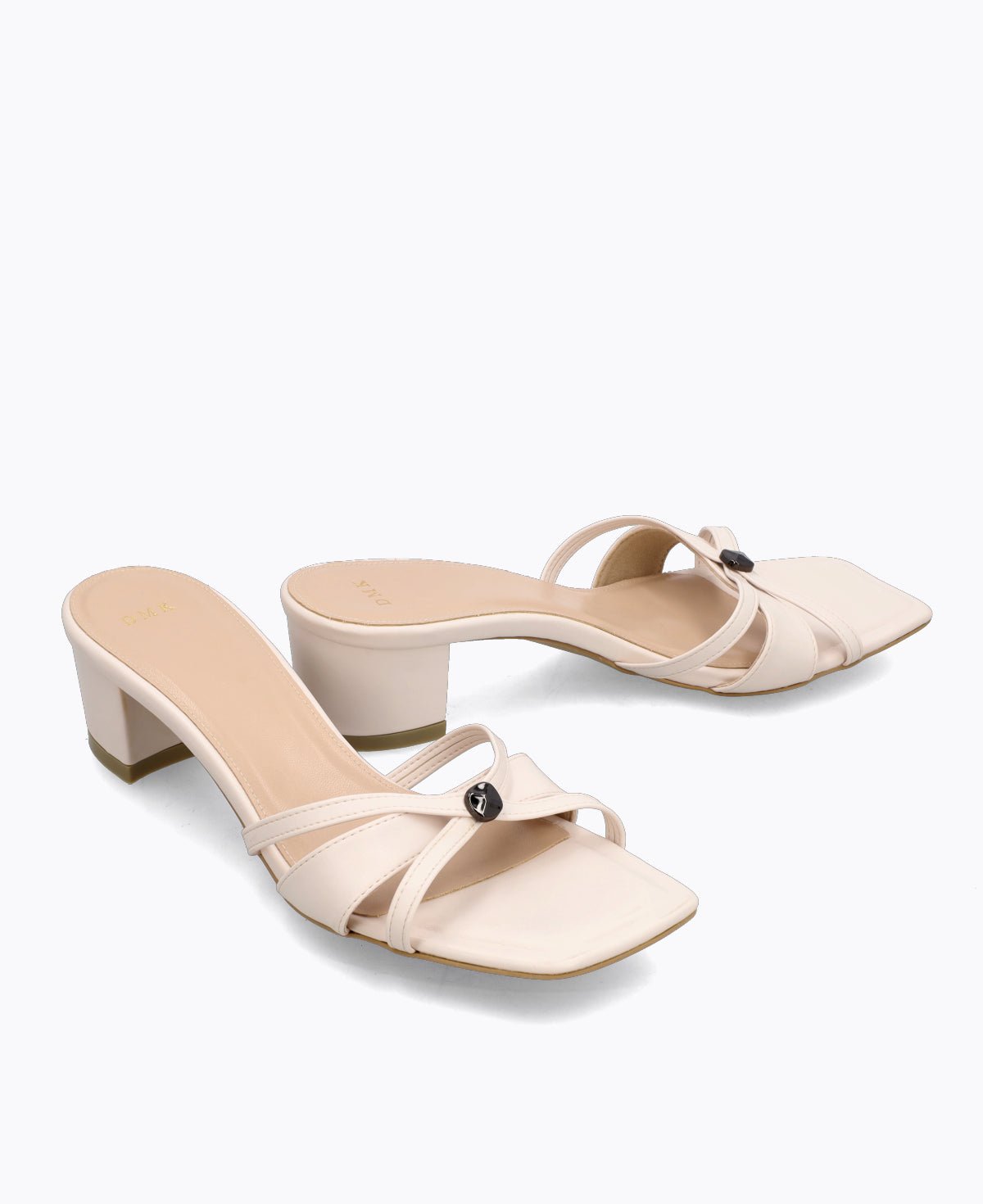 Sora Heel Sandals - Beige