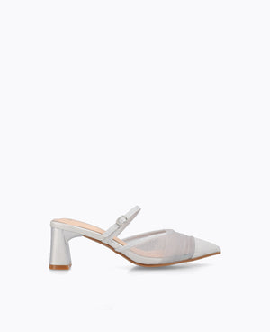 Tiana Heel Pumps - Silver