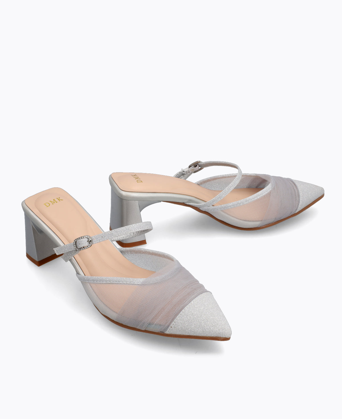 Tiana Heel Pumps - Silver