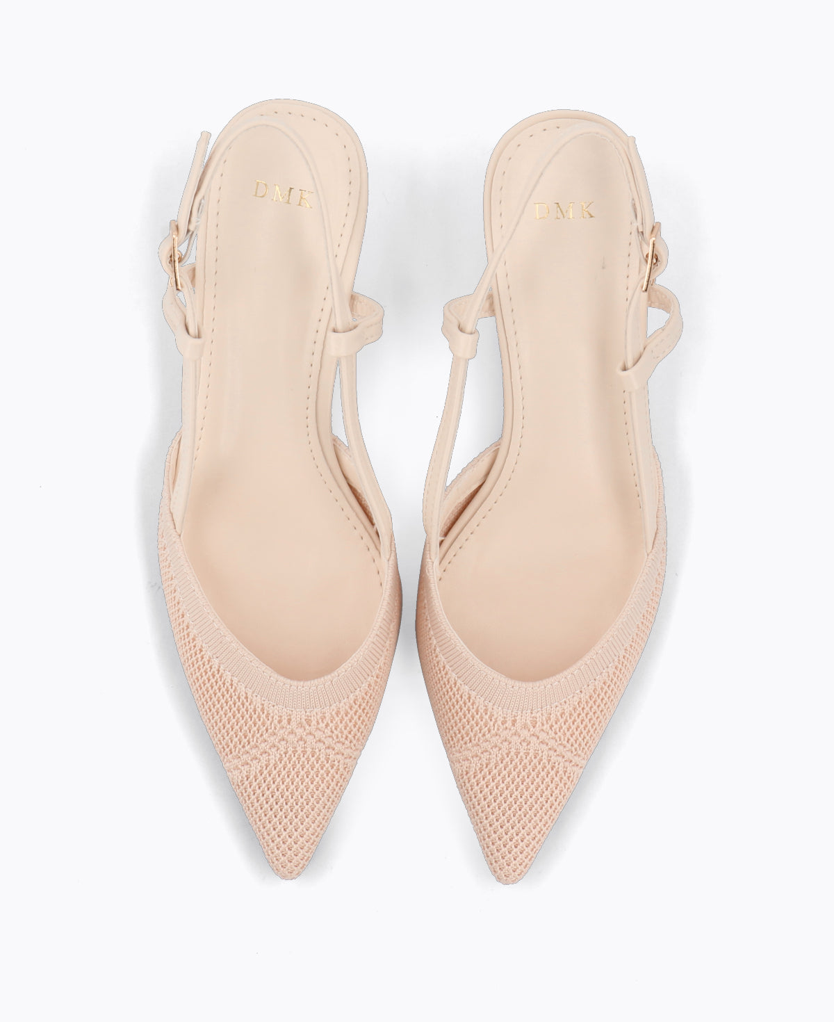 Zaria Slingback Heel Pumps - Beige