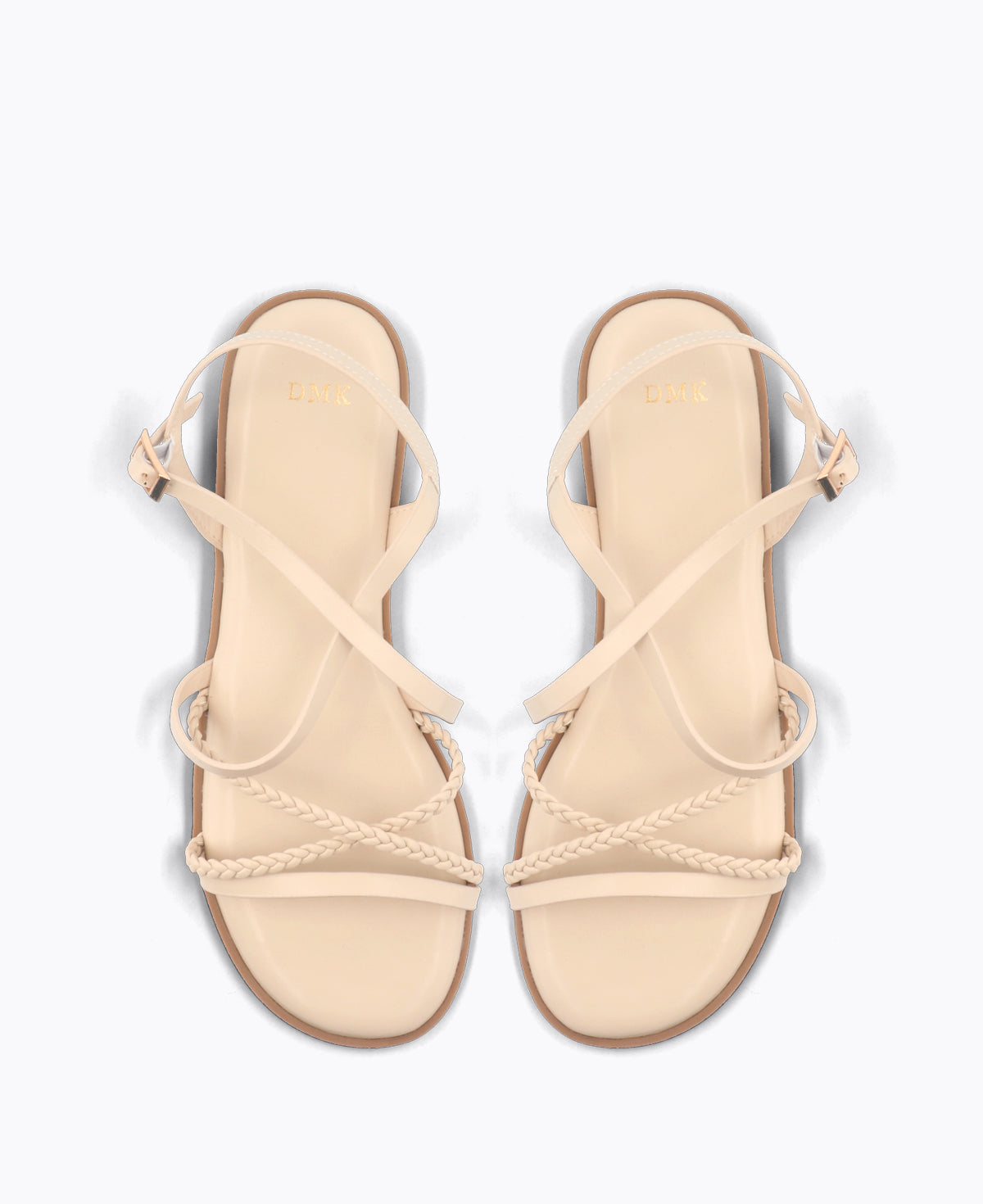 Zoey Flat Sandals - Beige