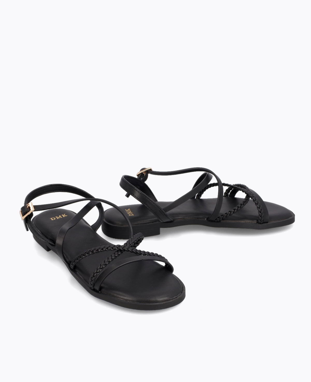 Zoey Flat Sandals - Black