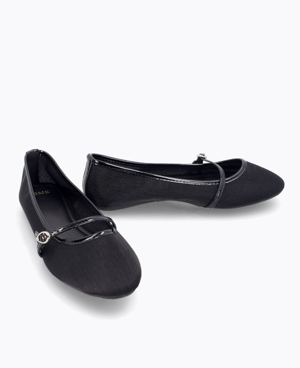 Audrey Mary Jane Flats - Black