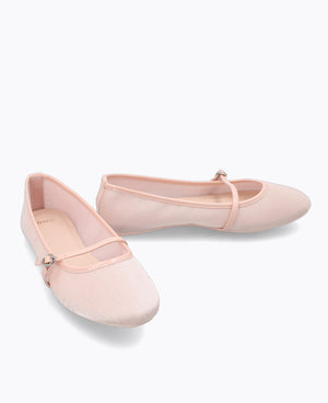 Audrey Mary Jane Flats - Pink