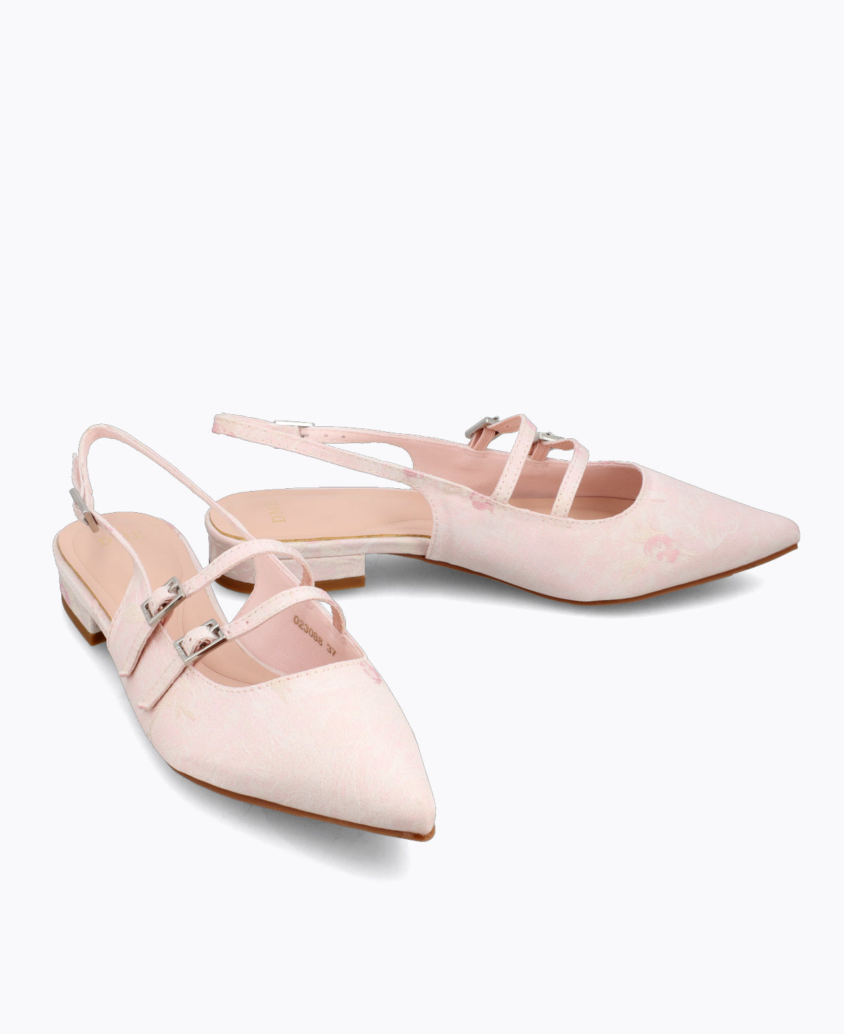 Blossom Slingback Mary Janes - Pink