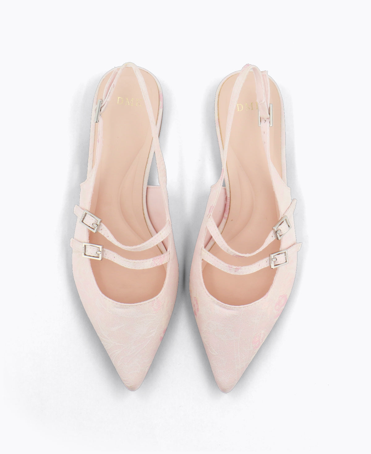 Blossom Slingback Mary Janes - Pink