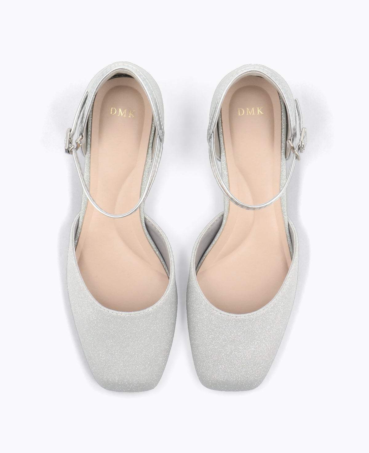 Camellia Heel Pumps - Silver