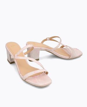 Lumina Heel Sandals - Pink