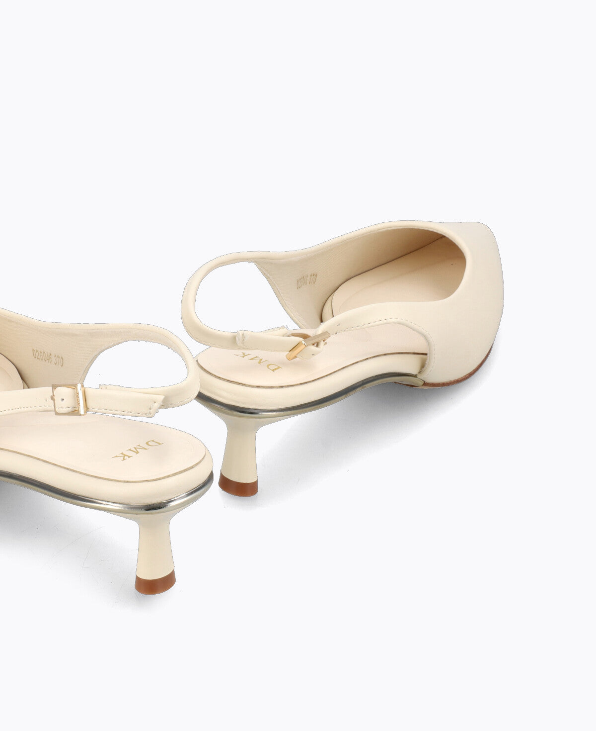 Rosalie Slingback Heel Pumps - Beige