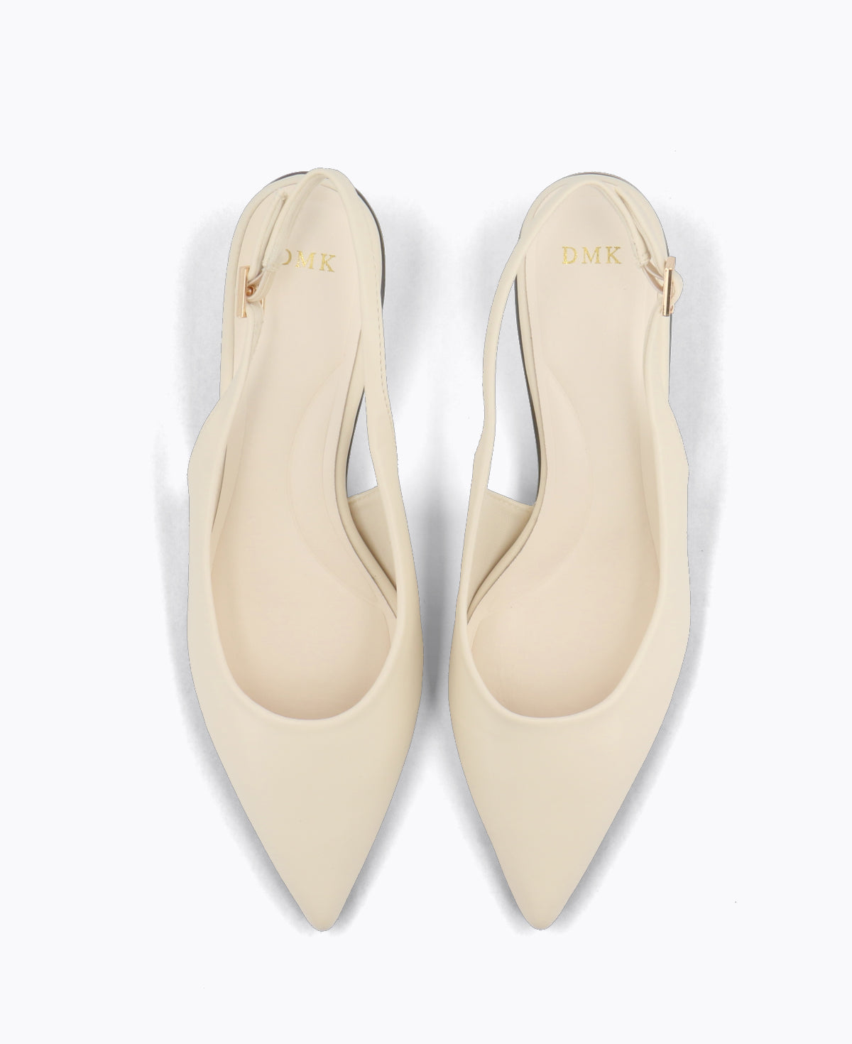 Rosalie Slingback Heel Pumps - Beige