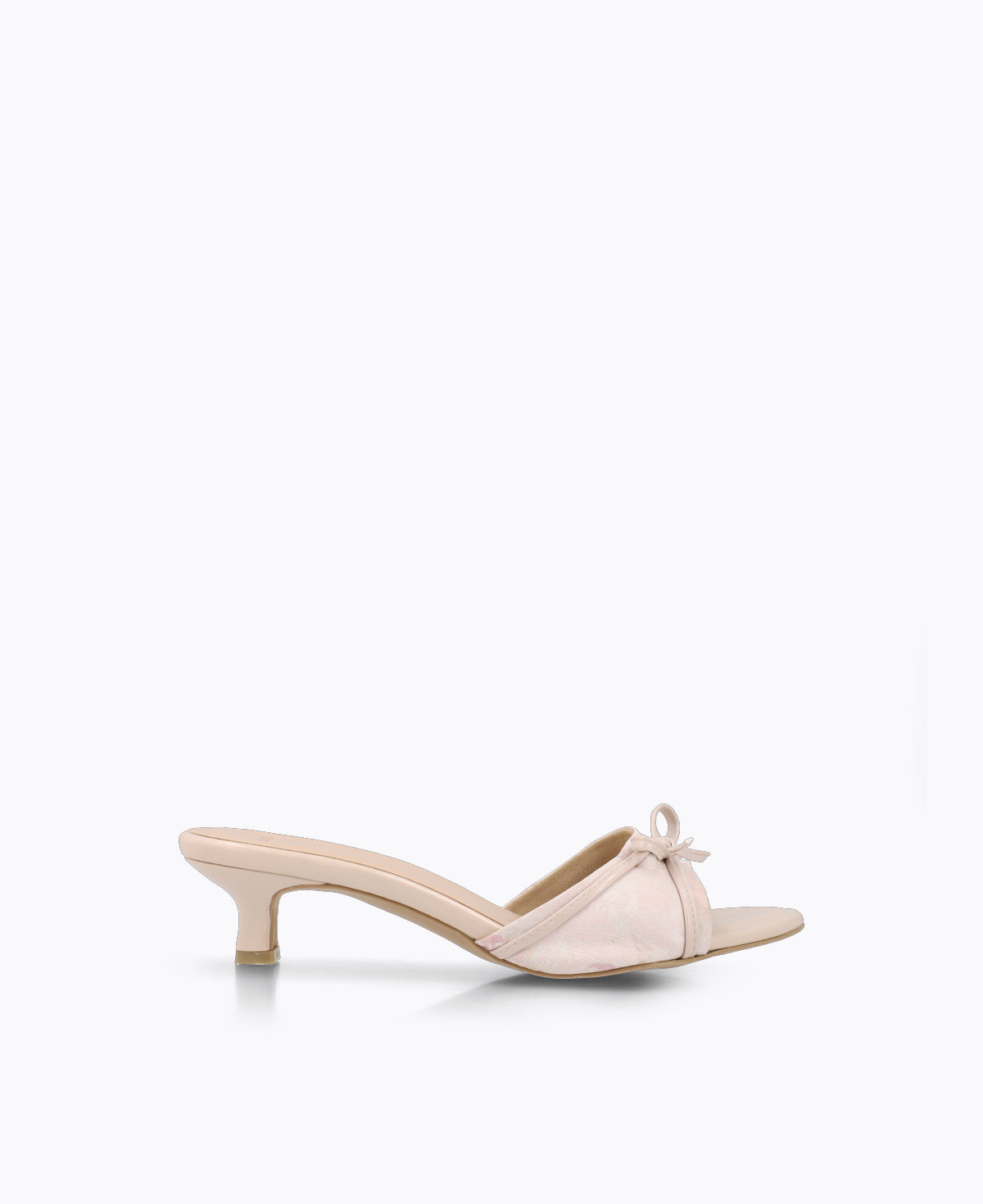Solara Bow Heel Sandals - Pink