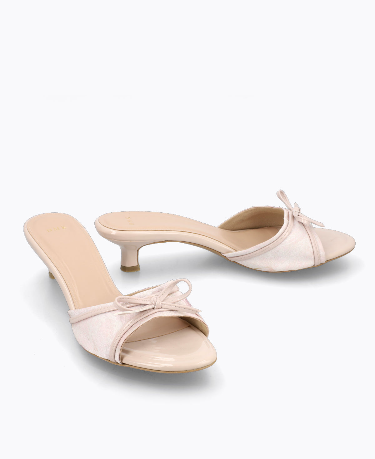 Solara Bow Heel Sandals - Pink