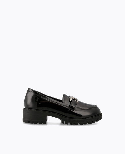 Romeo Platform Loafers - Black