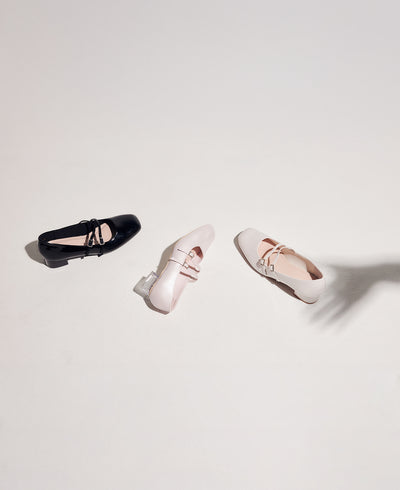 Carrie Mary Janes - Beige