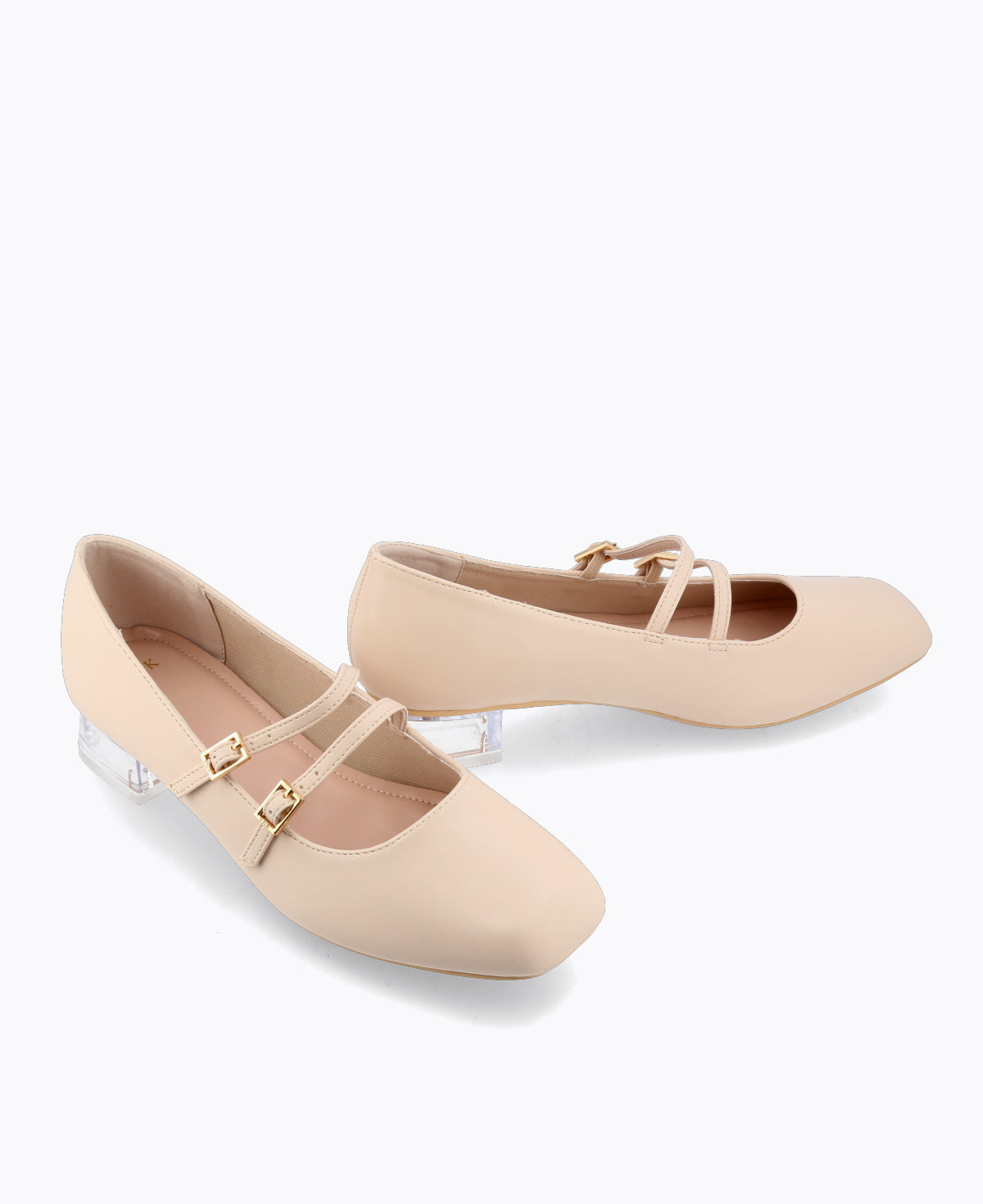 Carrie Mary Janes Matte Beige DMK