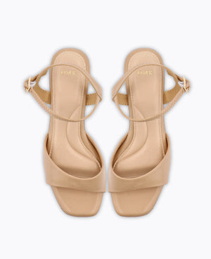 Maya Platform Heel Sandals - Taupe