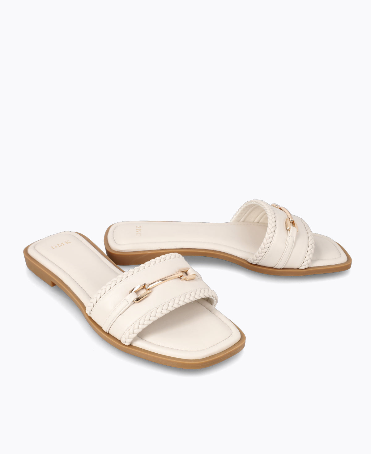 Jaena Flat Sandals - Beige