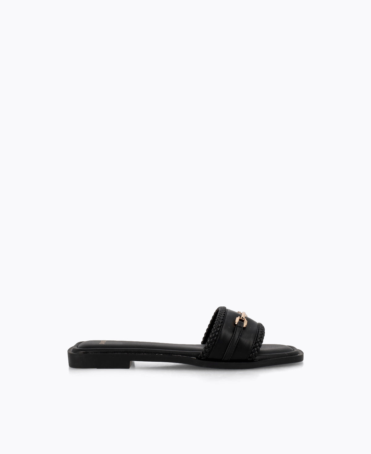 Jaena Flat Sandals - Black