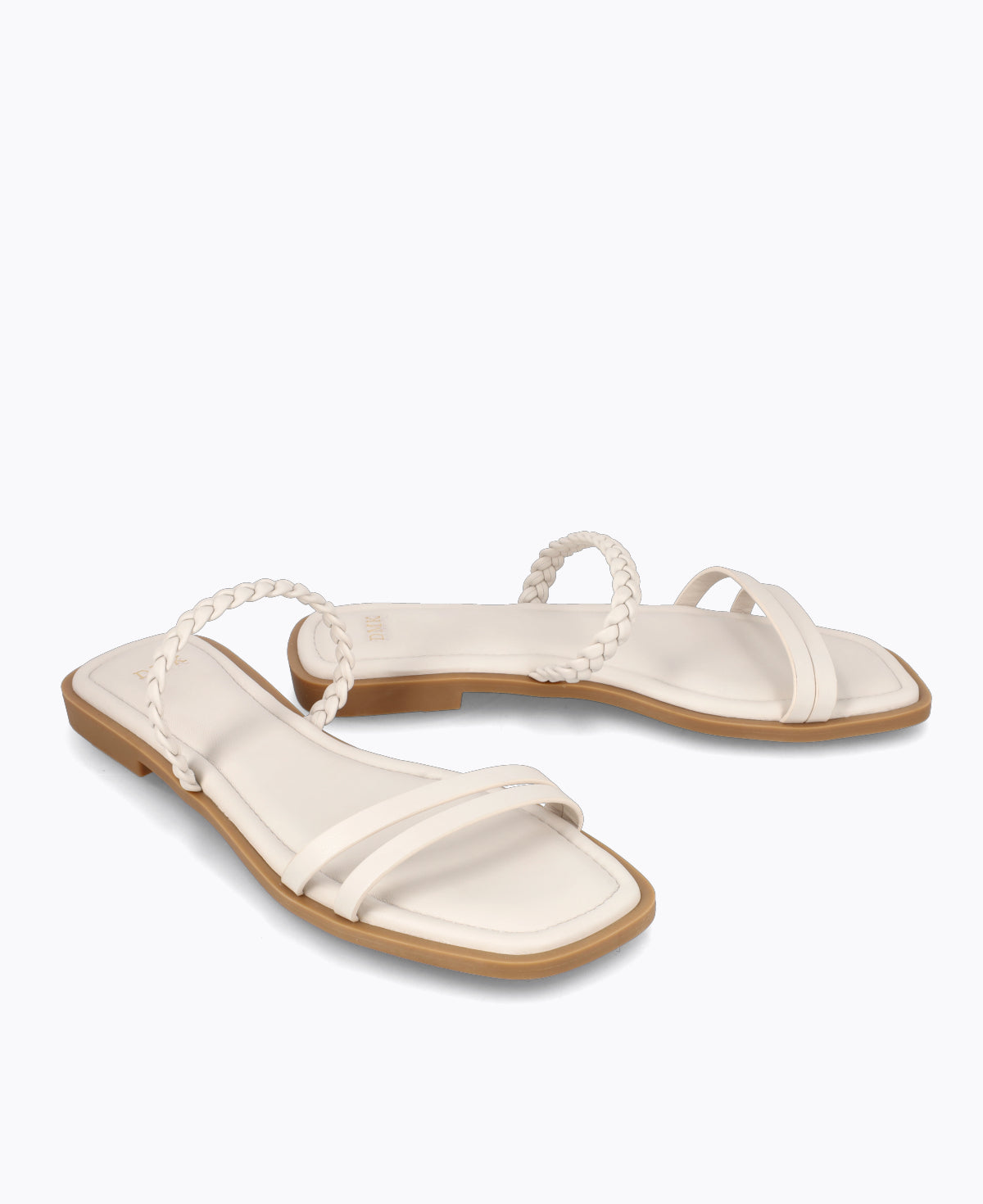 Rebecca Flat Sandals - Beige