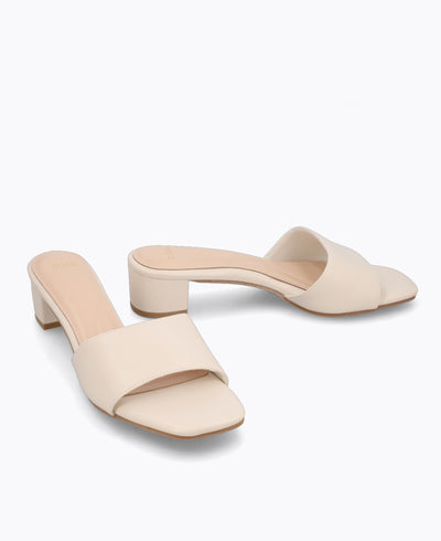 Juni Heel Sandals - Beige