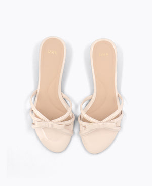 Katie Bow Heel Sandals - Pink