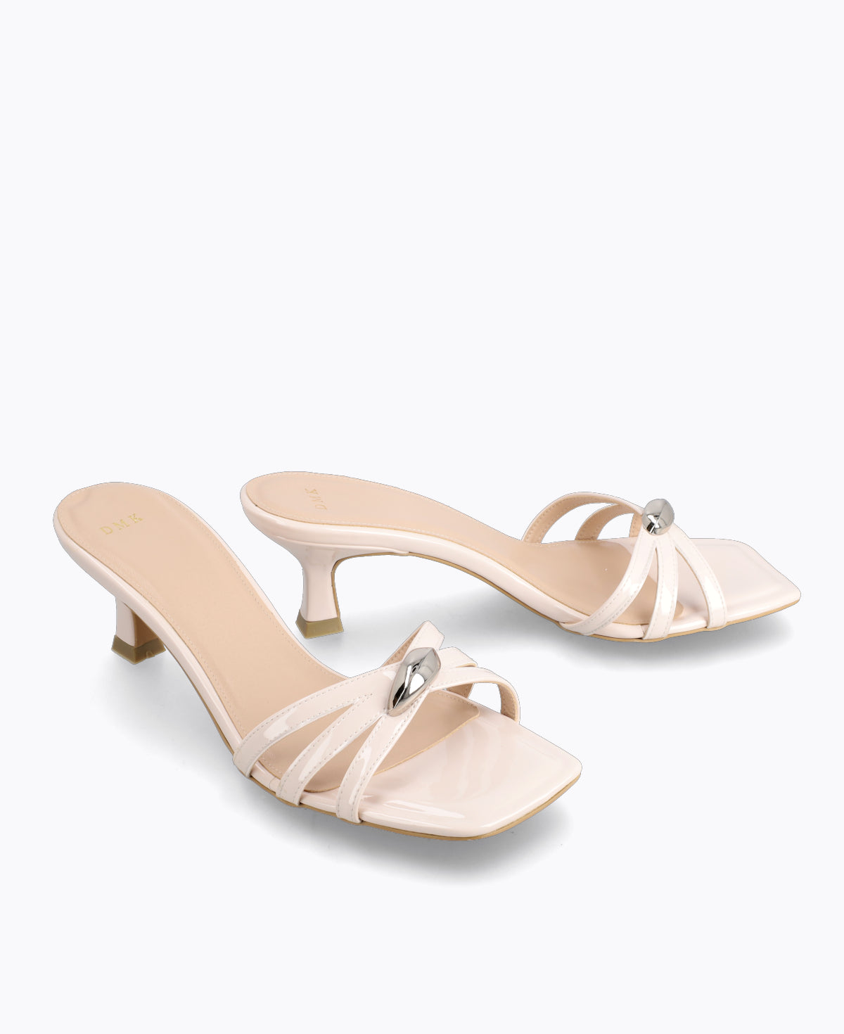 Angeline Heel Sandals - Beige