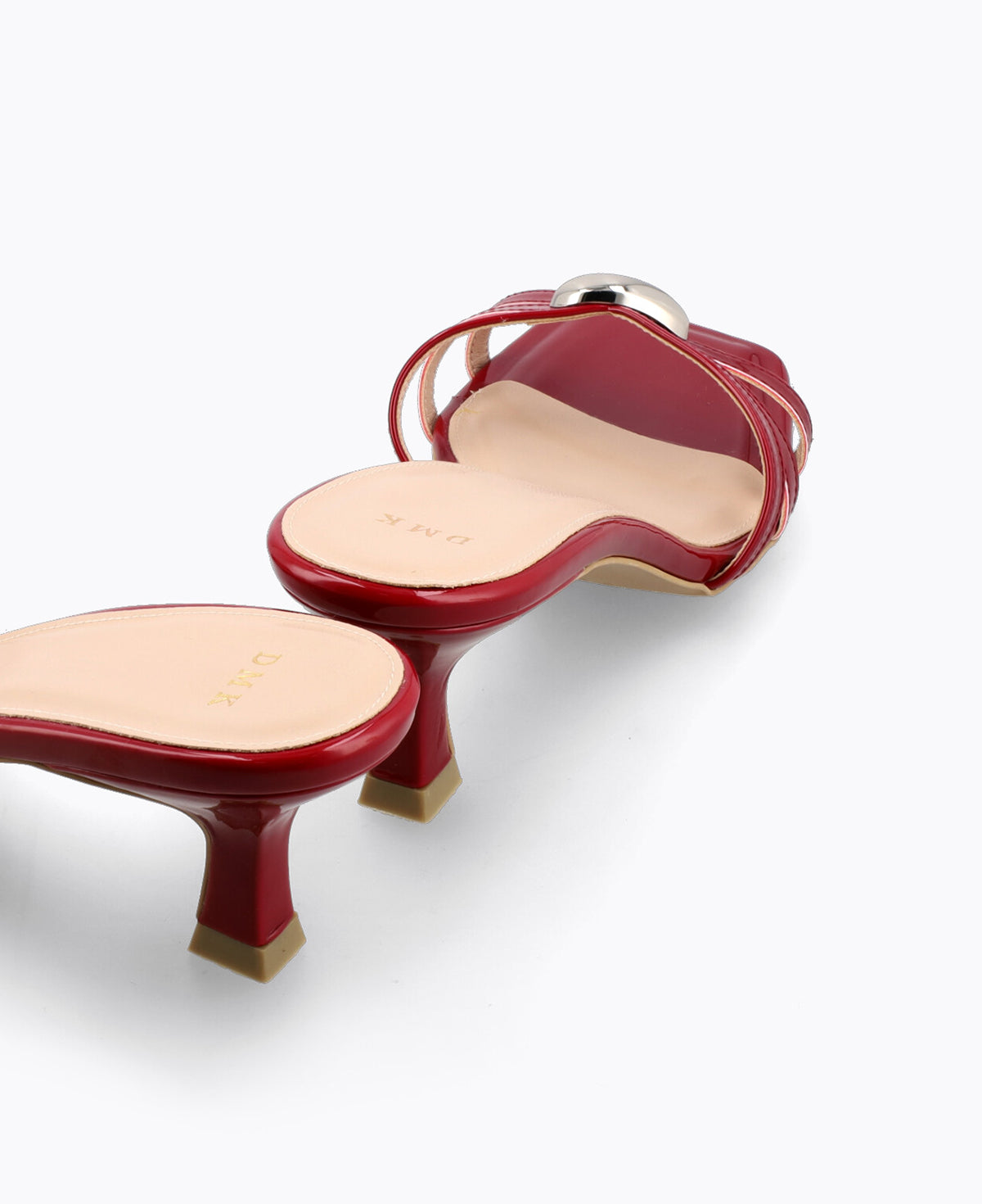 Angeline Heel Sandals - Maroon