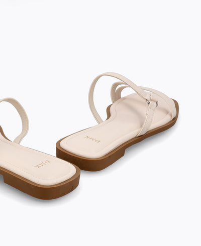 Bonnie Flat Sandals - Beige