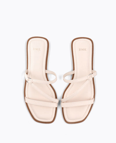 Bonnie Flat Sandals - Beige