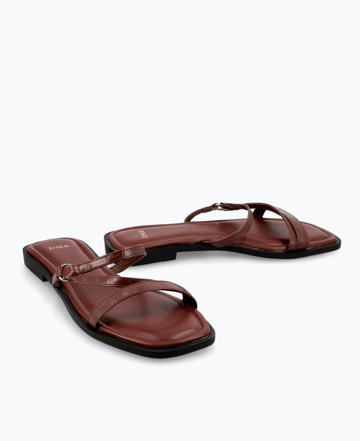 Bonnie Flat Sandals - Brown