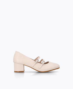 Cassie Mary Janes - Beige
