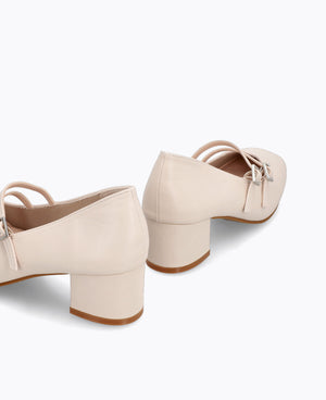 Cassie Mary Janes - Beige