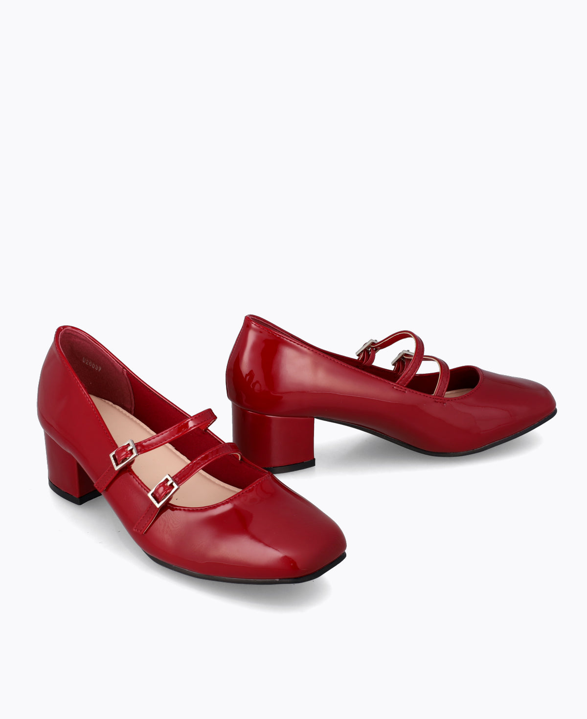 Cassie Mary Janes - Maroon