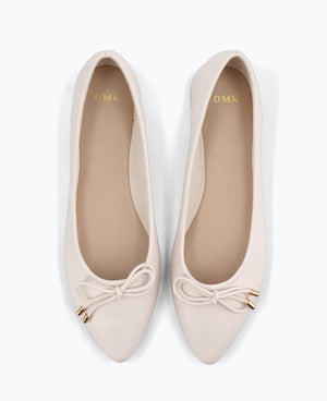 Celia Ballerina Flats - Beige