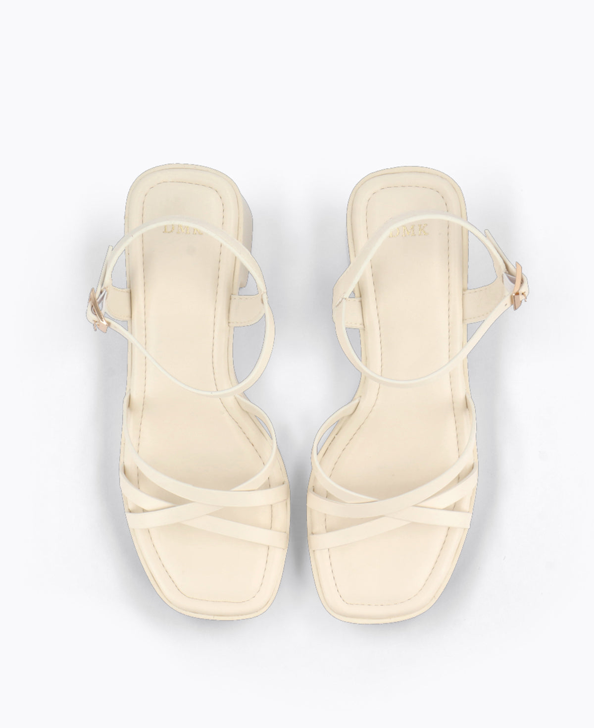 Hazel Platform Heel Sandals - Beige