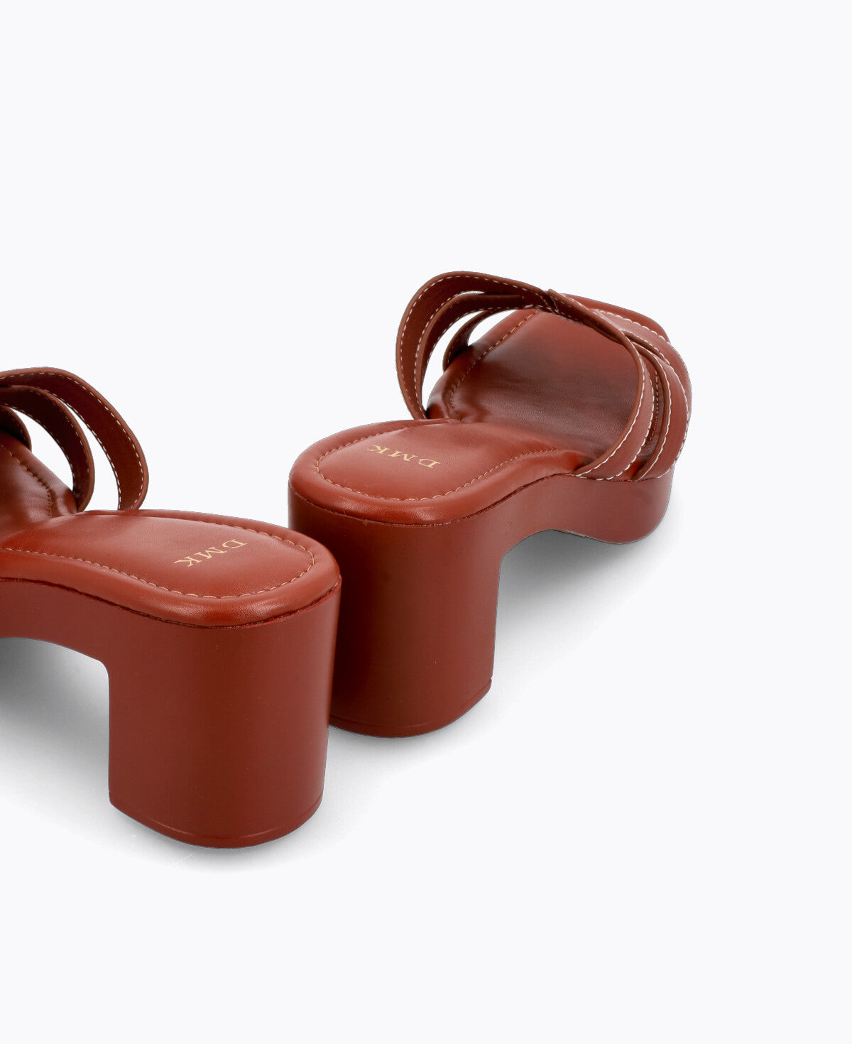 Hera Platform Heel Sandals - Brown