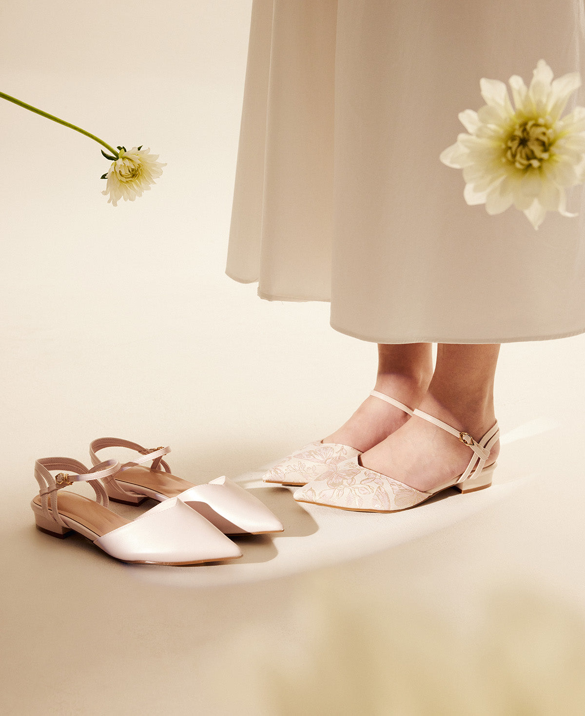 Kendall Flat Pumps - Pink