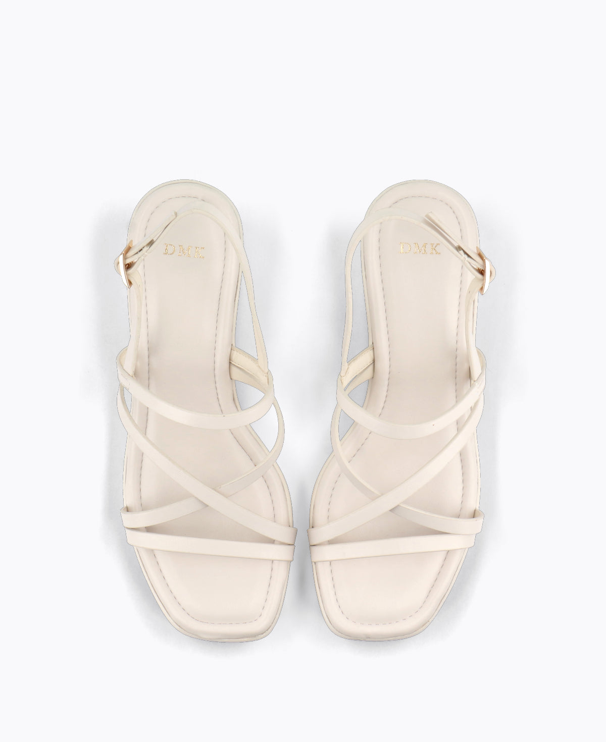 Esmeralda Platform Heel Sandals - Beige