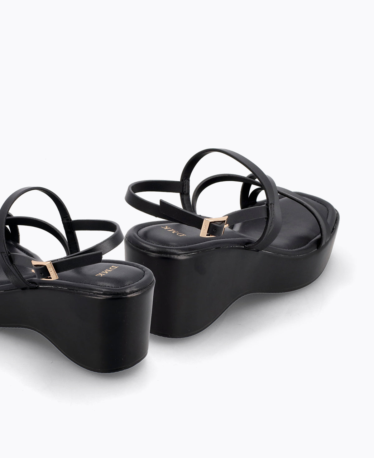 Esmeralda Platform Heel Sandals - Black