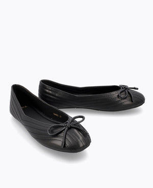 Liora Ballerina Flats - Black