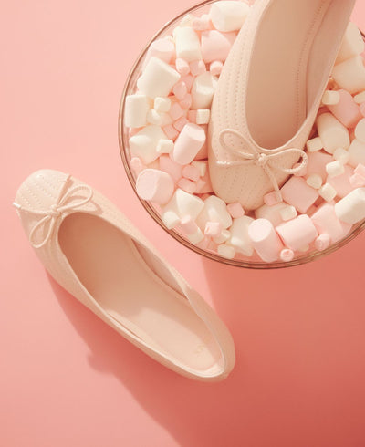 Liora Ballerina Flats - Beige