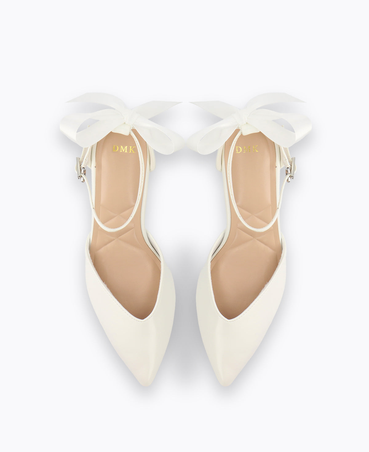 Meredith Bow Heel Pumps - Beige