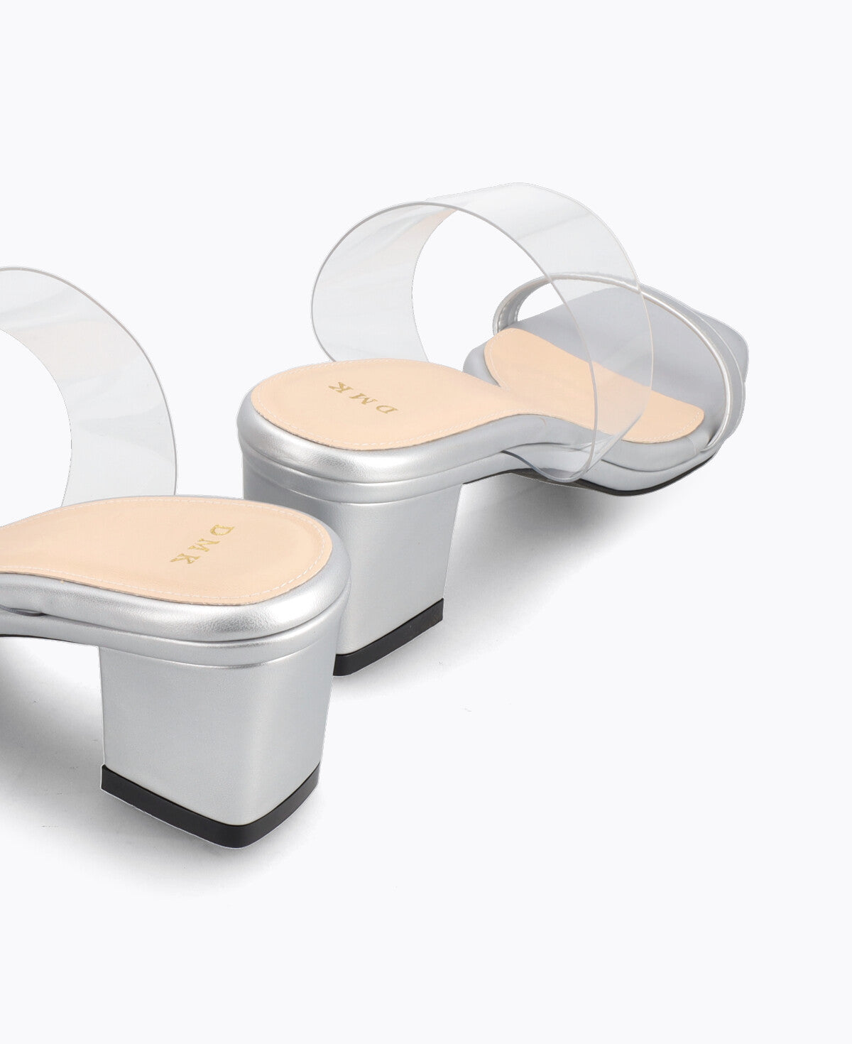 Nicolette Heel Sandals - Silver