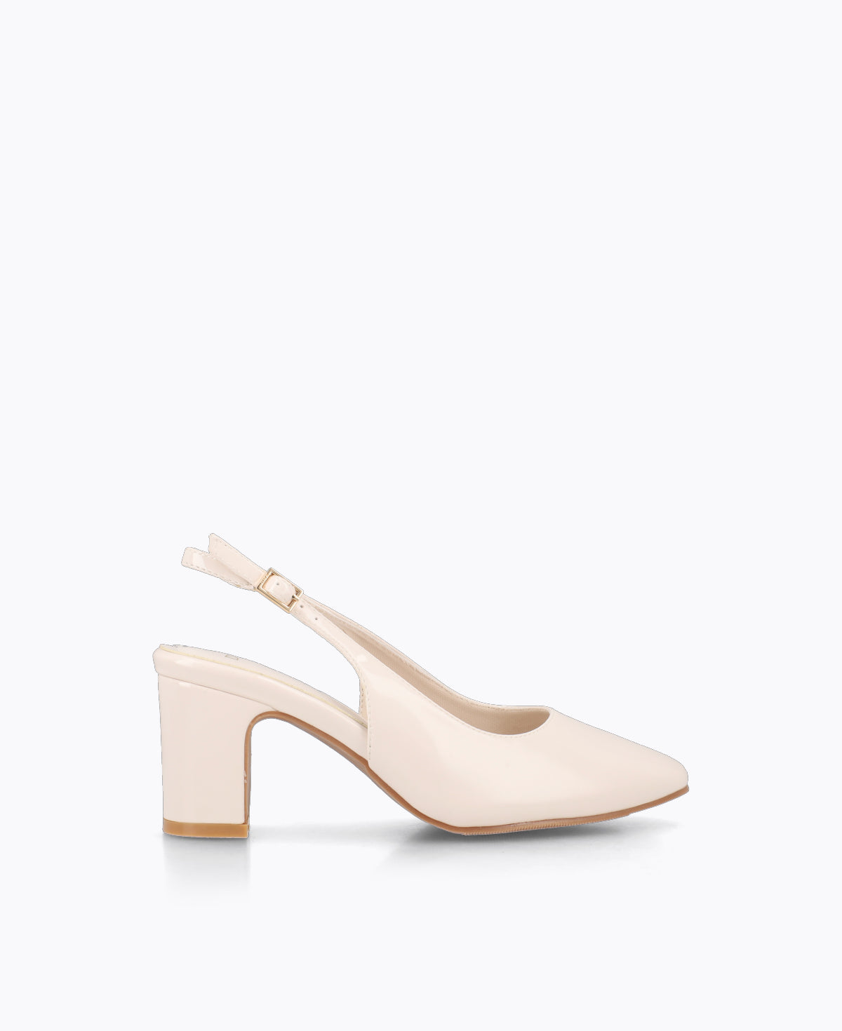 Pauline Slingback Heel Pumps - Beige